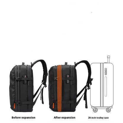 Vacuum Compression Bag Large Capacity Men'S Business Backpack