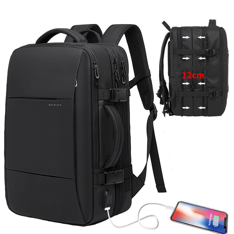 Foldable Large Capacity Business Backpack Men'S Travel Bag Waterproof Backpack