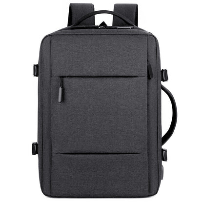 Business Backpack, Leisure Laptop Bag, Expand Large-Capacity Backpack