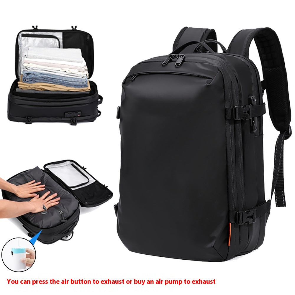 Vacuum Compression Bag Large Capacity Men'S Business Backpack
