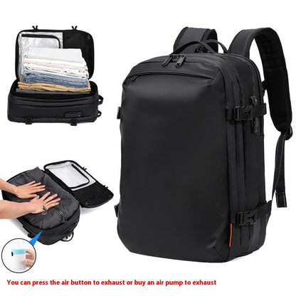 Vacuum Compression Bag Large Capacity Men'S Business Backpack